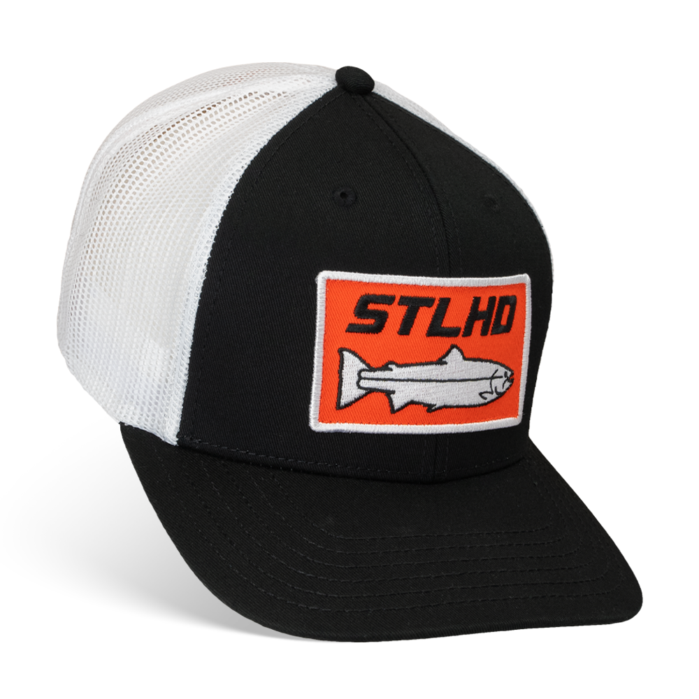 STLHD Standard White & Black Trucker Hat