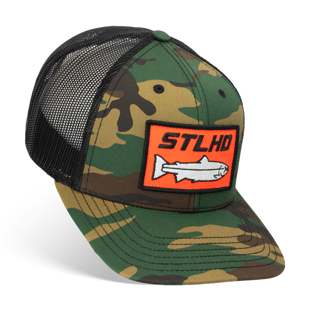 STLHD Camo Snapback Trucker Hat