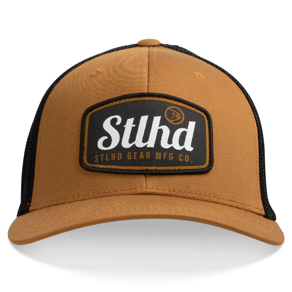 STLHD Back Bouncer Flex Fit Trucker Hat Black