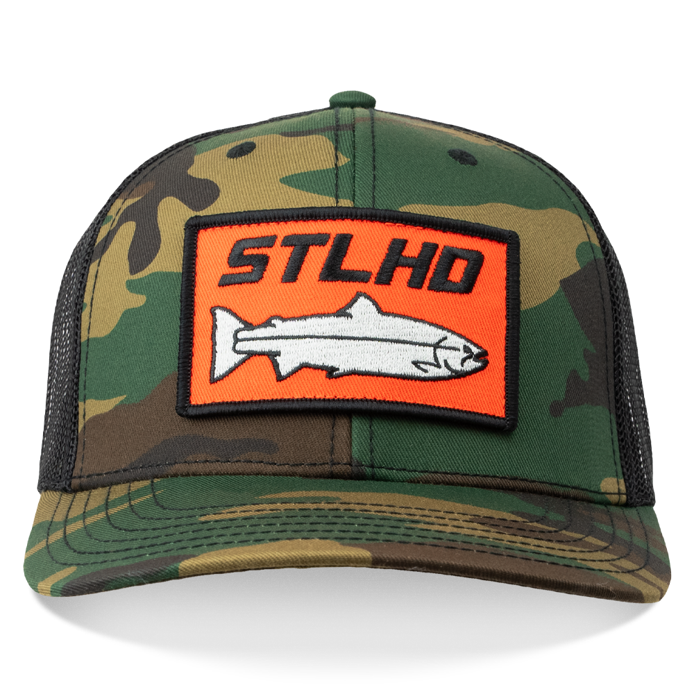 STLHD Camo Snapback Trucker Hat