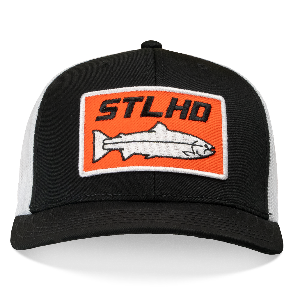 STLHD Standard White & Black Trucker Hat