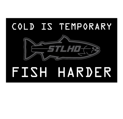 STLHD Fish Harder Sticker