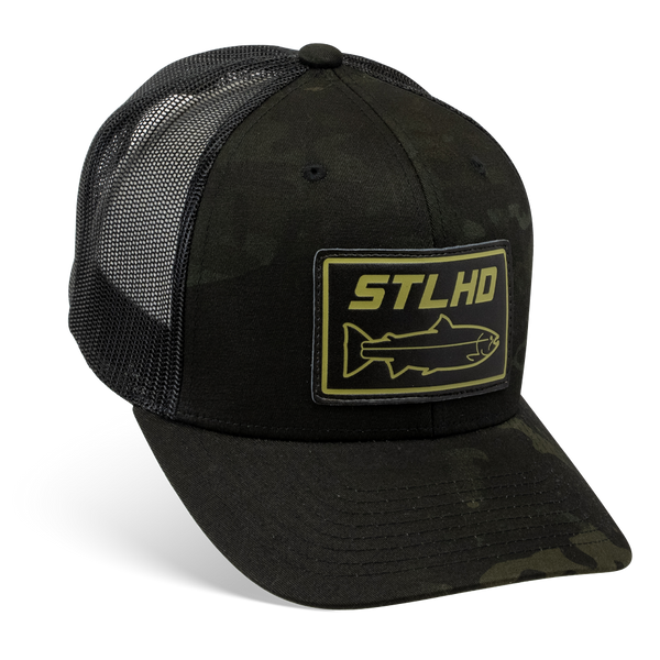 STLHD Rattlesnake Ridge Kryptek Camo Snapback Trucker Hat